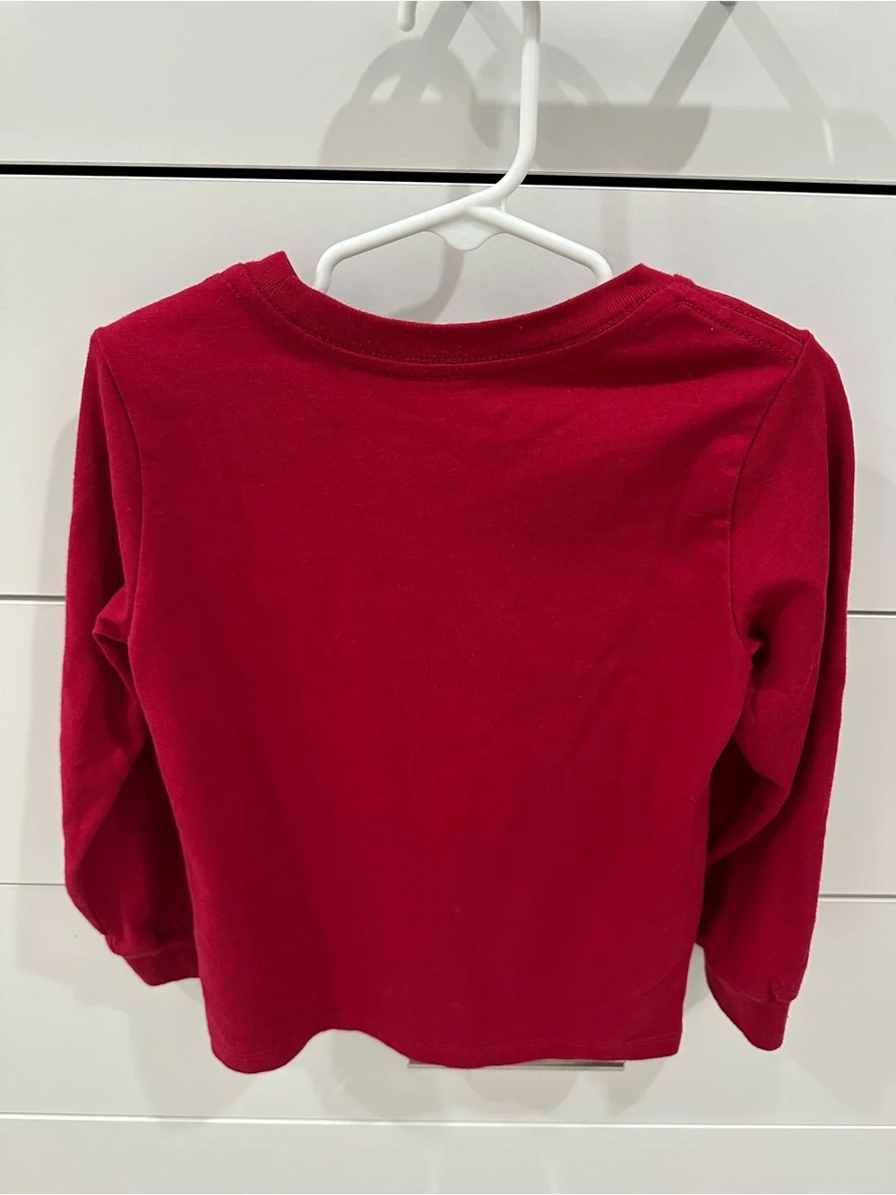 Gap Kids Red Long-Sleeve Snoopy Graphic Tee Size 5